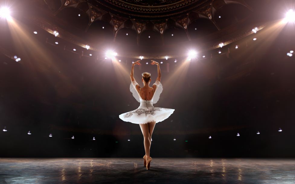 ballet dancer on stage